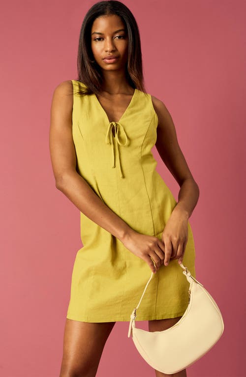 Donna Morgan For Maggy Sleeveless Linen Blend Sheath Dress