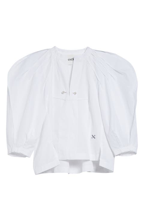 Odalique Cotton Poplin Top