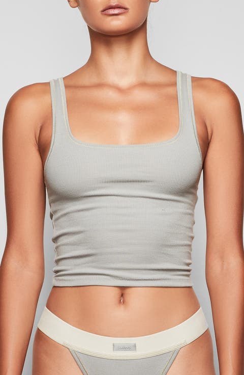 Stretch Cotton Rib Tank (Regular & Plus)