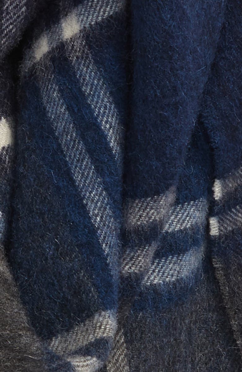 Barbour Kindar Plaid Wool & Cashmere Scarf, Alternate, color, 