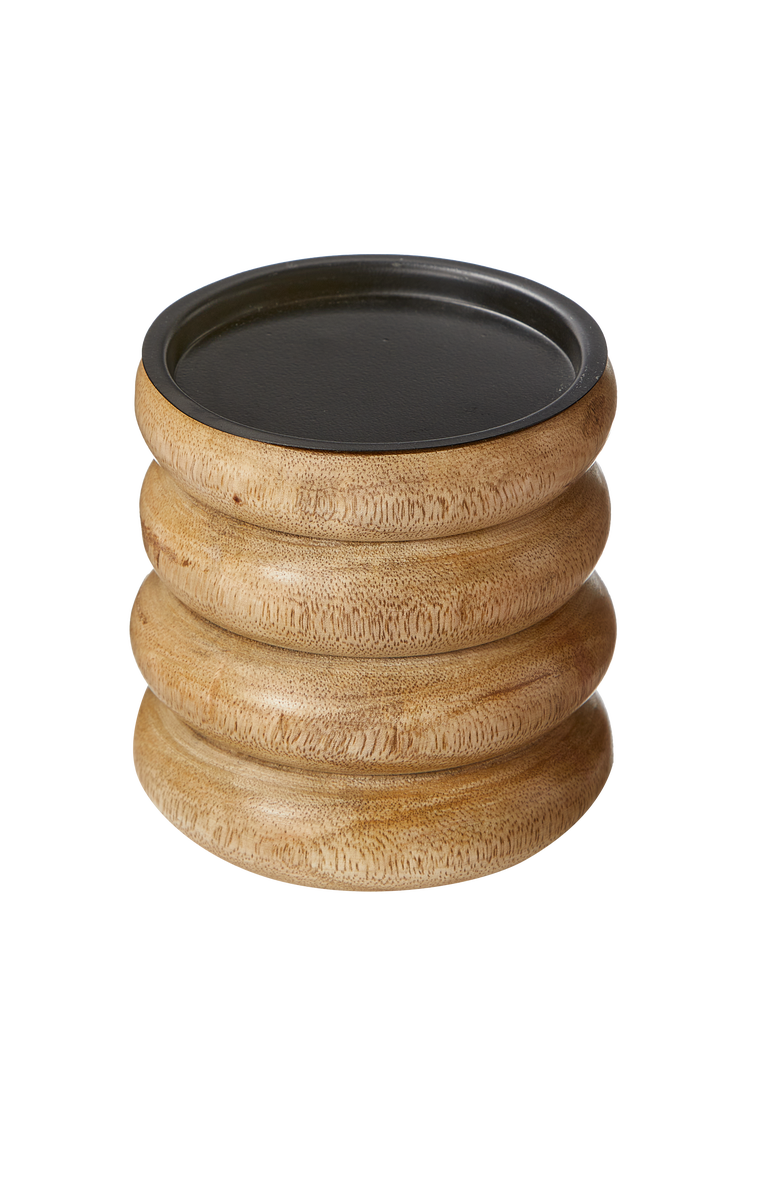 tag Newport Pillar Holder Sm Natural Mango Wood Everyday,Summer, Main, color, Brown