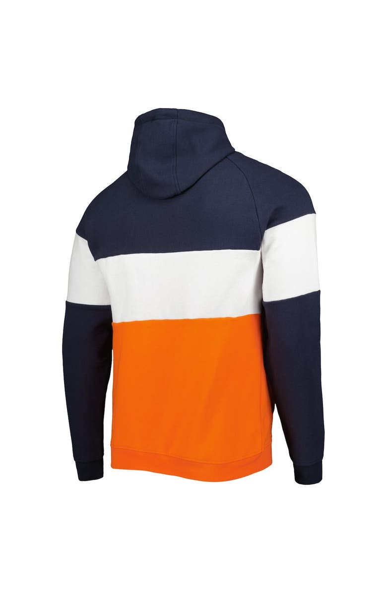 New Era Men's New Era Orange Chicago Bears Colorblock Current Pullover Hoodie, Alternate, color, Orange