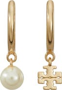 Tory Burch Mismatched Moondance Huggie Earrings