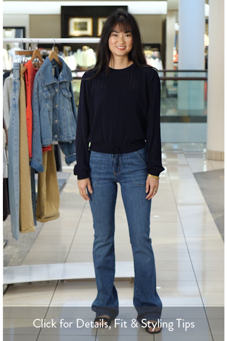 Cotton & Modal Pointelle Sweater video