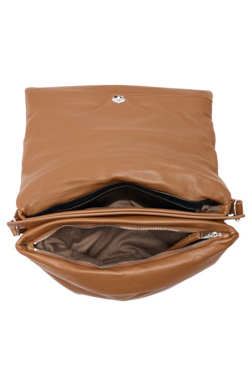 Allsaints Vittoria Quilted Leather Shoulder Bag In Brown