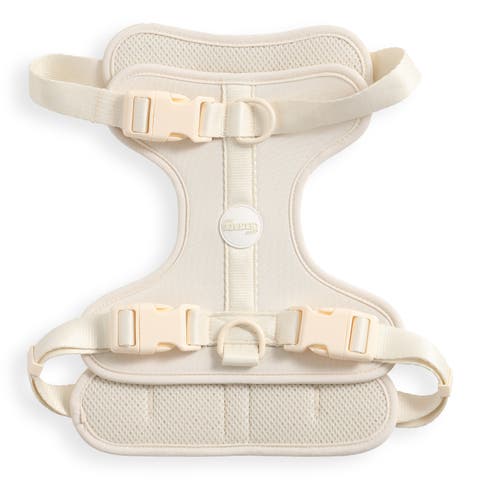 Arlo Adjustable Soft Padded No Pull Pet Harness with 3 Buckles and 3 Leash Clips