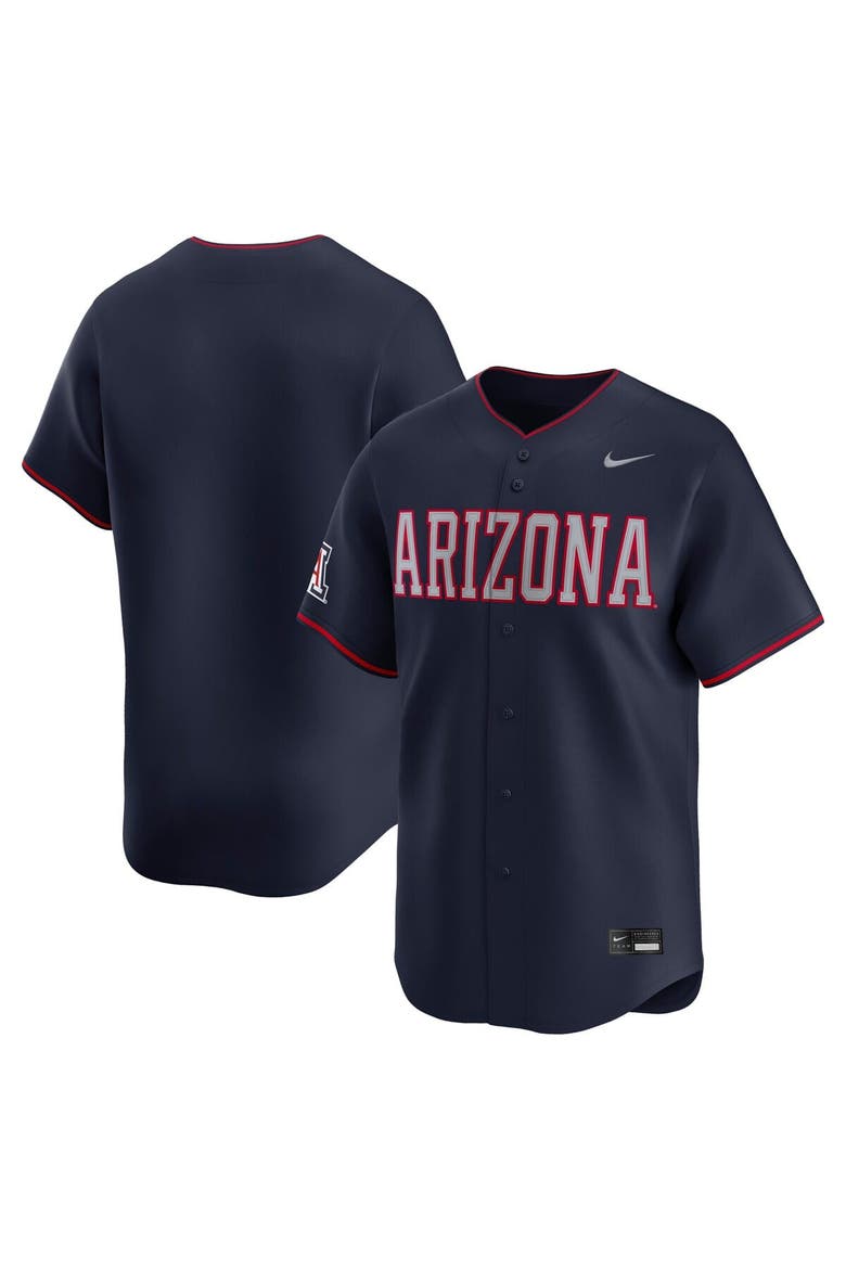 Men's Nike Navy Arizona Wildcats College Limited Baseball Jersey, Main, color, Navy