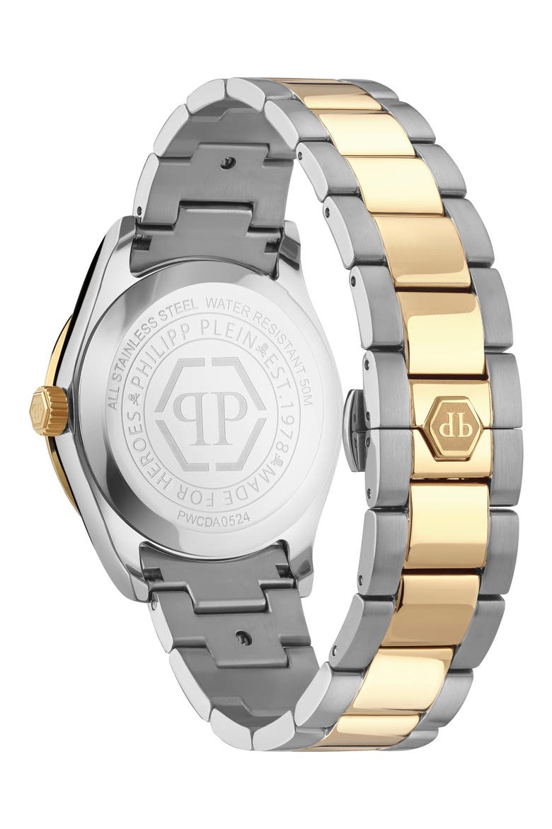 Queen Bracelet Watch, 38mm, Alternate, color, TWO TONE