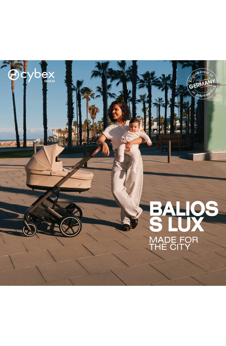 CYBEX Balios S Lux Stroller & Cloud G Pro Infant Car Seat Travel System, Alternate, color, Stone Grey