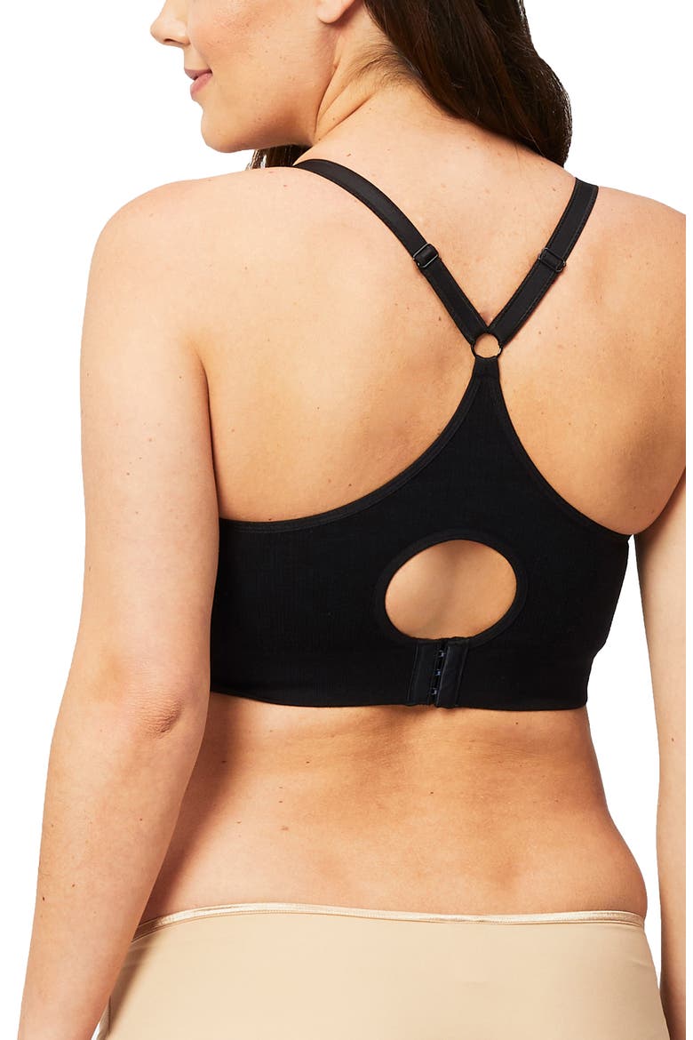Tutti Frutti Maternity/Nursing Bra, Alternate, color, BLACK
