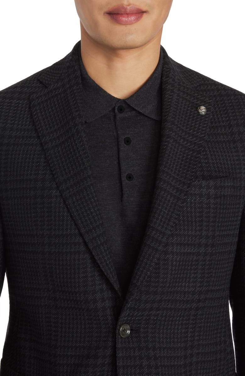 Jack Victor Hartford Plaid Stretch Wool Sport Coat, Alternate, color,