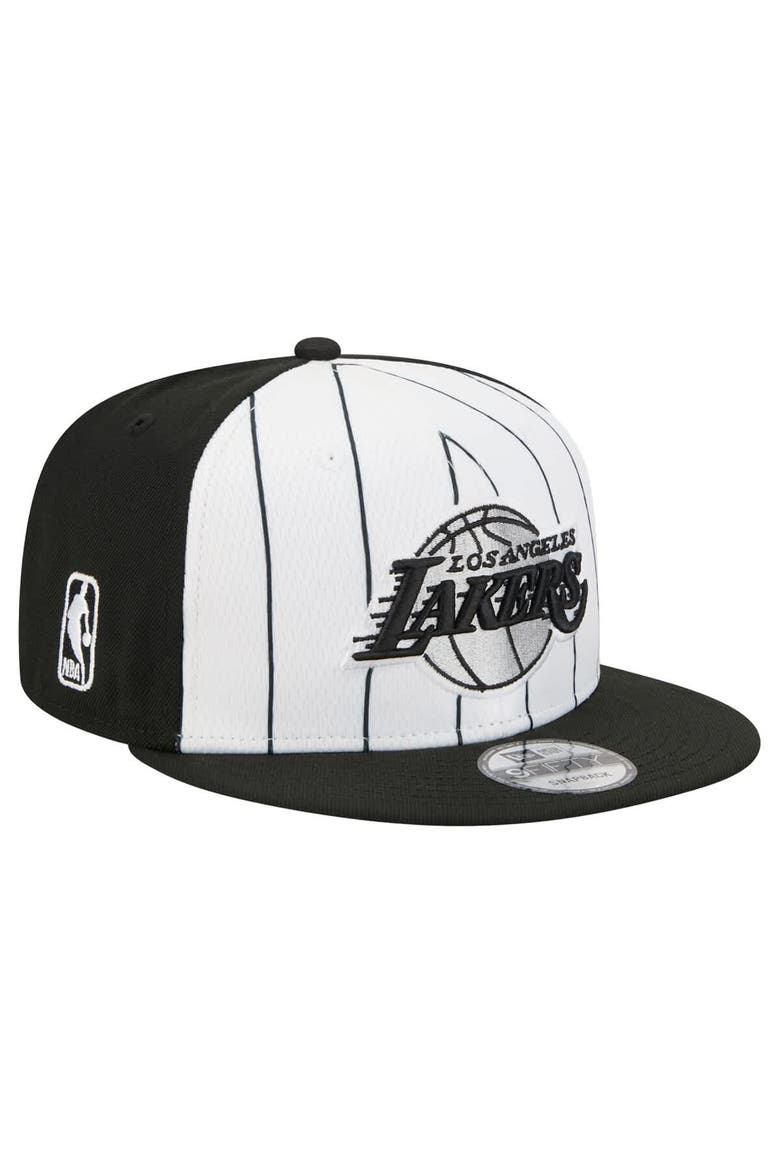 Men's New Era  White Los Angeles Lakers 2025 NBA Tip Off 9FIFTY Snapback Hat, Main, color, White