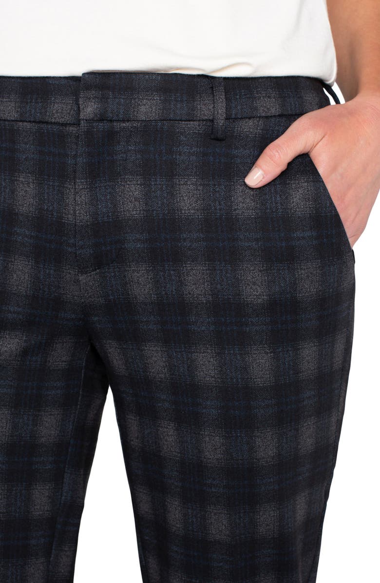 Liverpool Los Angeles Kelsey Plaid Ankle Pants, Alternate, color, 