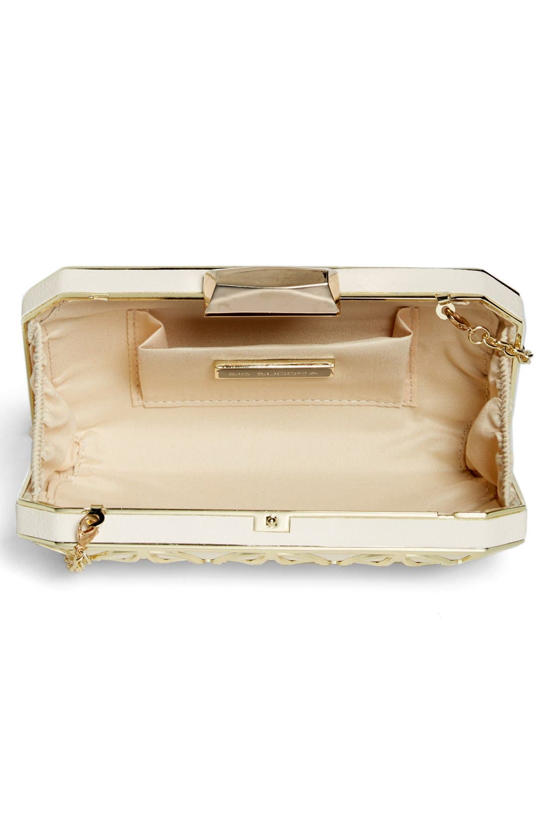 'Sweetie' Box Clutch, Alternate, color, WHITE