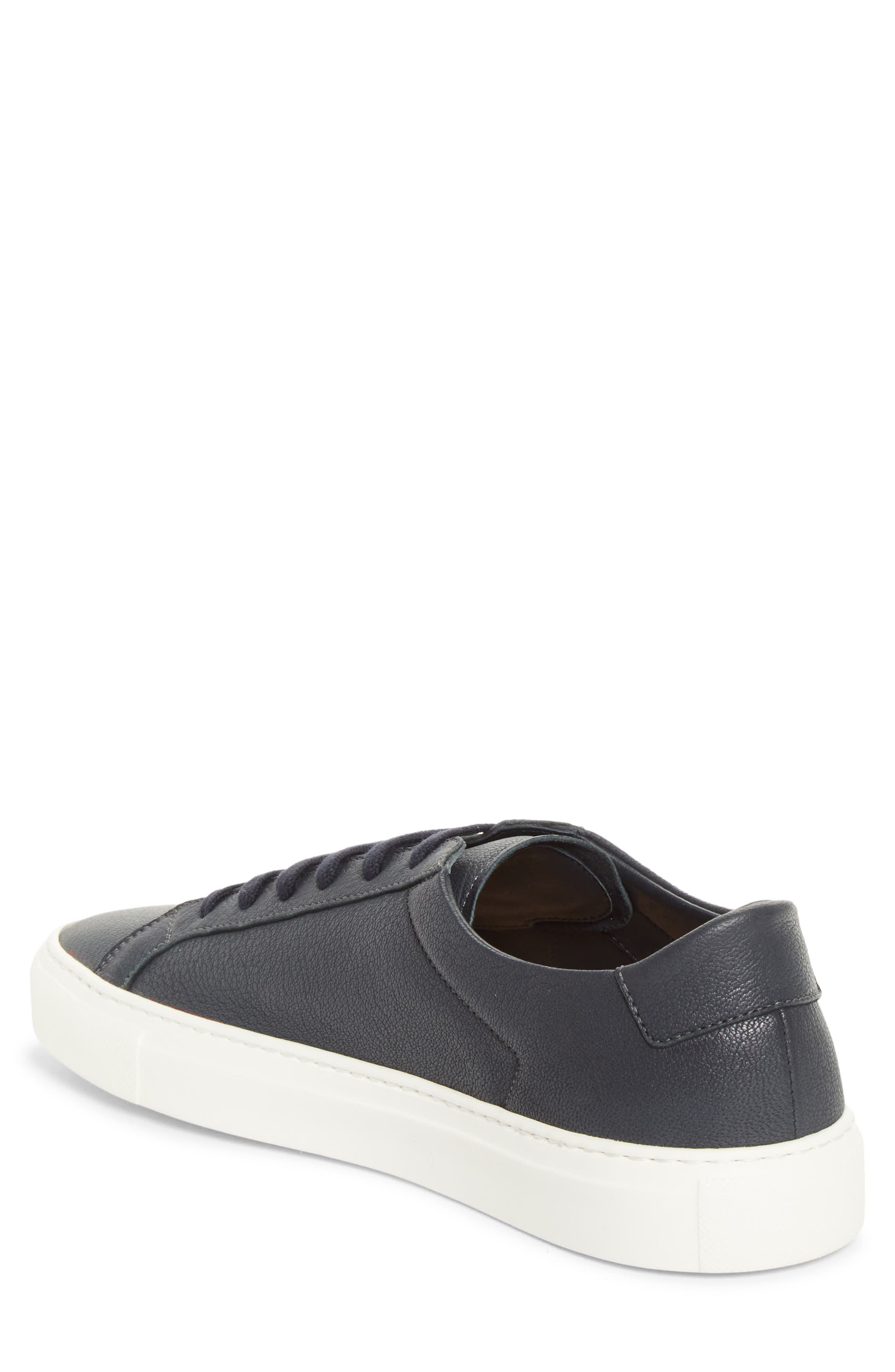 Achilles Piuma Leather Sneaker, Alternate, color, NAVY