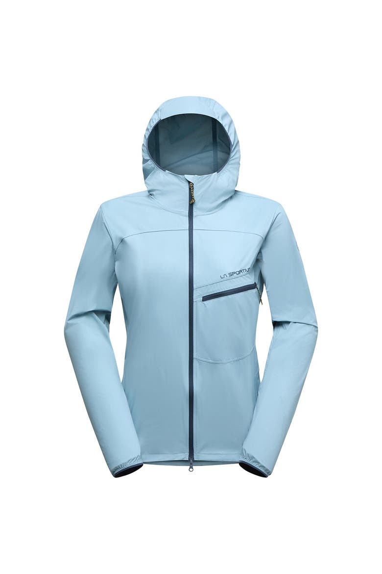 Freeway Wind Jacket - Women's, Alternate, color, Limestone/Night Sky