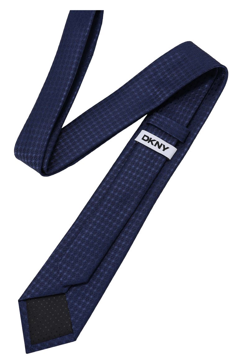 Geometric Tie, Alternate, color, NAVY