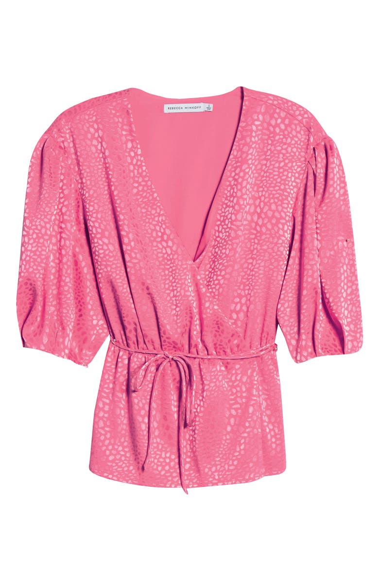Rebecca Minkoff Mary Wrap Blouse, Alternate, color,