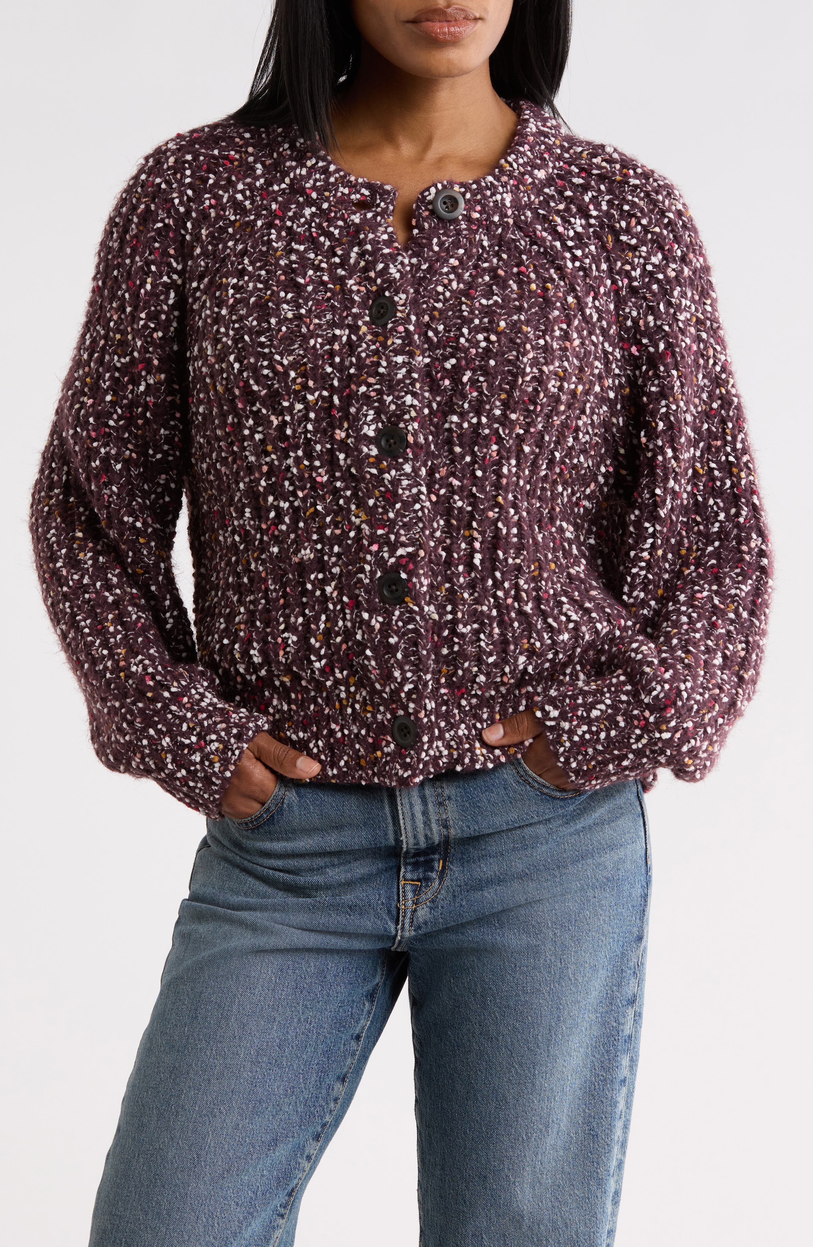 selected BURGUNDY- IVORY MULTI