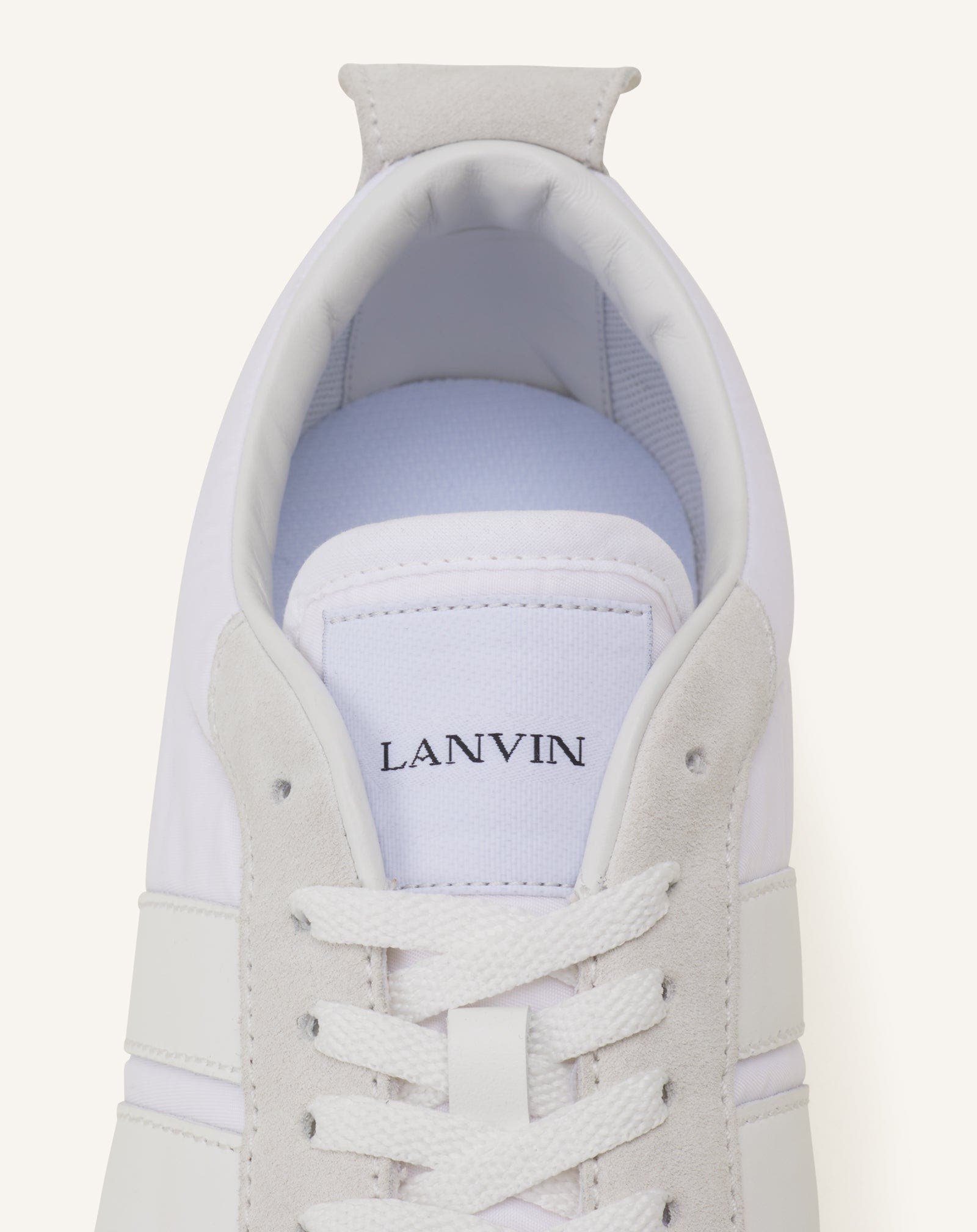Lanvin Bumpr Sneakers In Nylon, Alternate, color, White