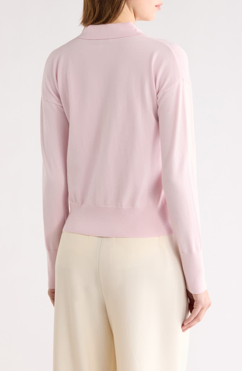 Max Mara Wool Blend Cardigan, Alternate, color, Pink