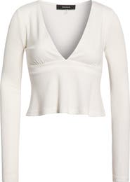 PacSun Charlie Deep V Crop Top