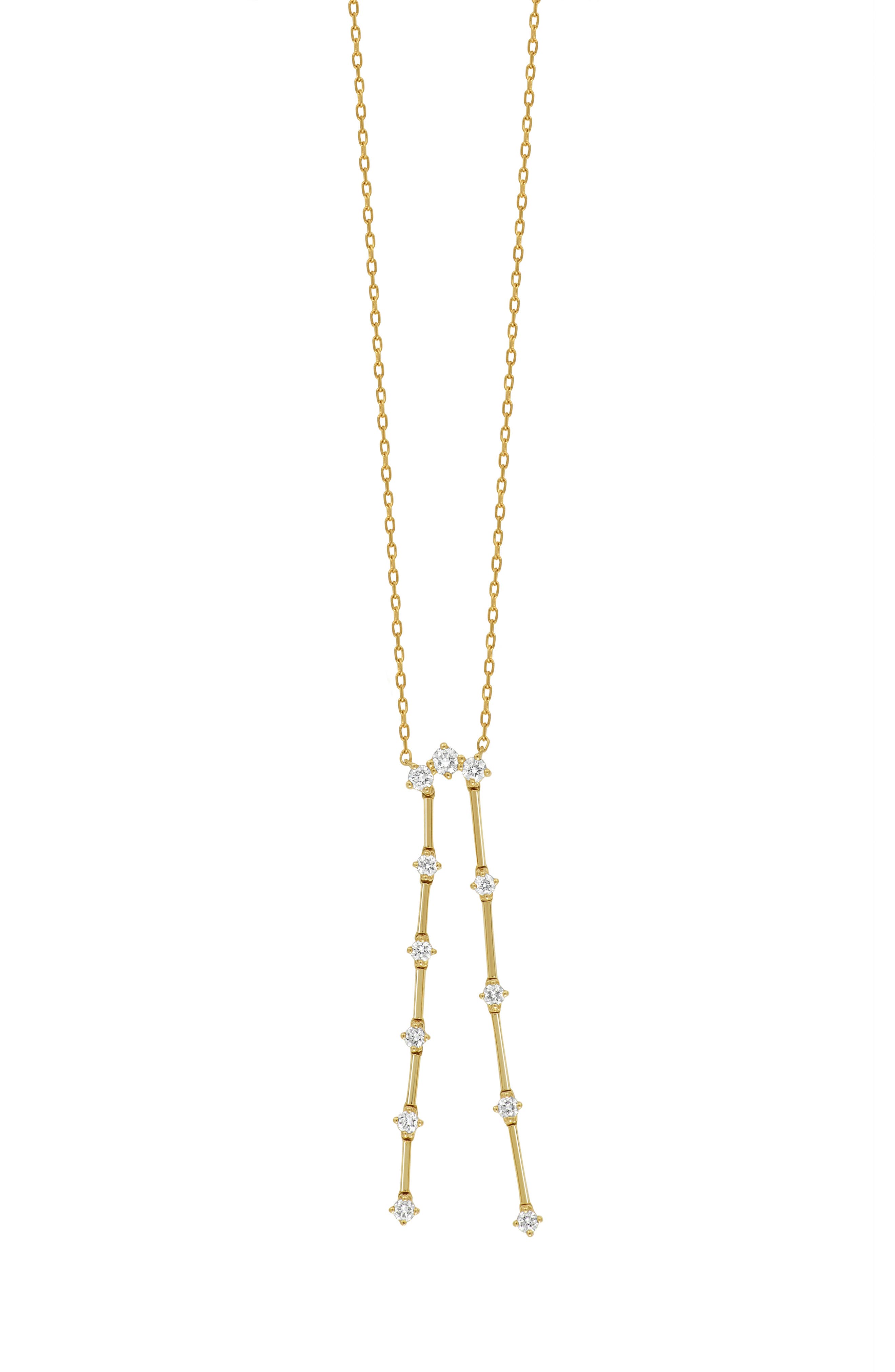 Bony Levy Aviva Diamond Line Y-Necklace