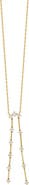 Bony Levy Aviva Diamond Line Y-Necklace