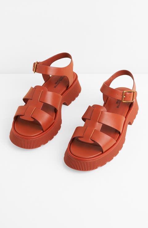 Henny Platform Cage Sandal