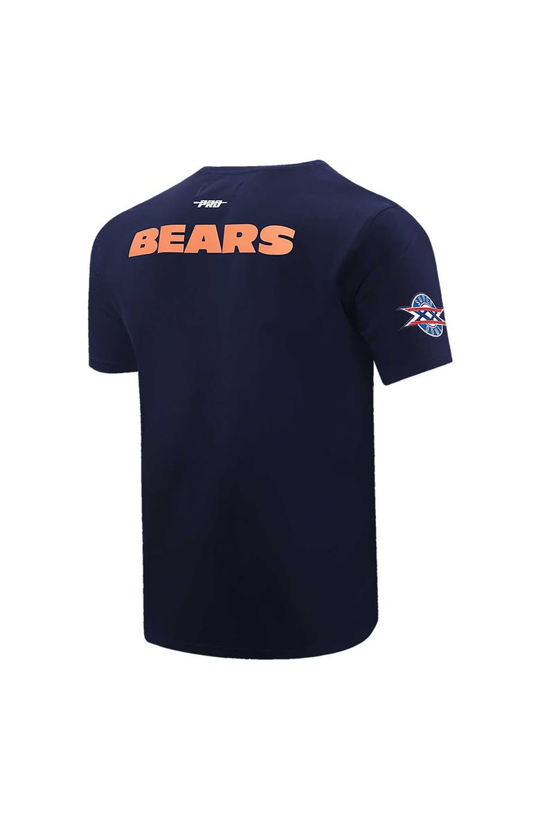 PRO STANDARD Men's Pro Standard Navy Chicago Bears Retro Striper T-Shirt, Alternate, color, Navy