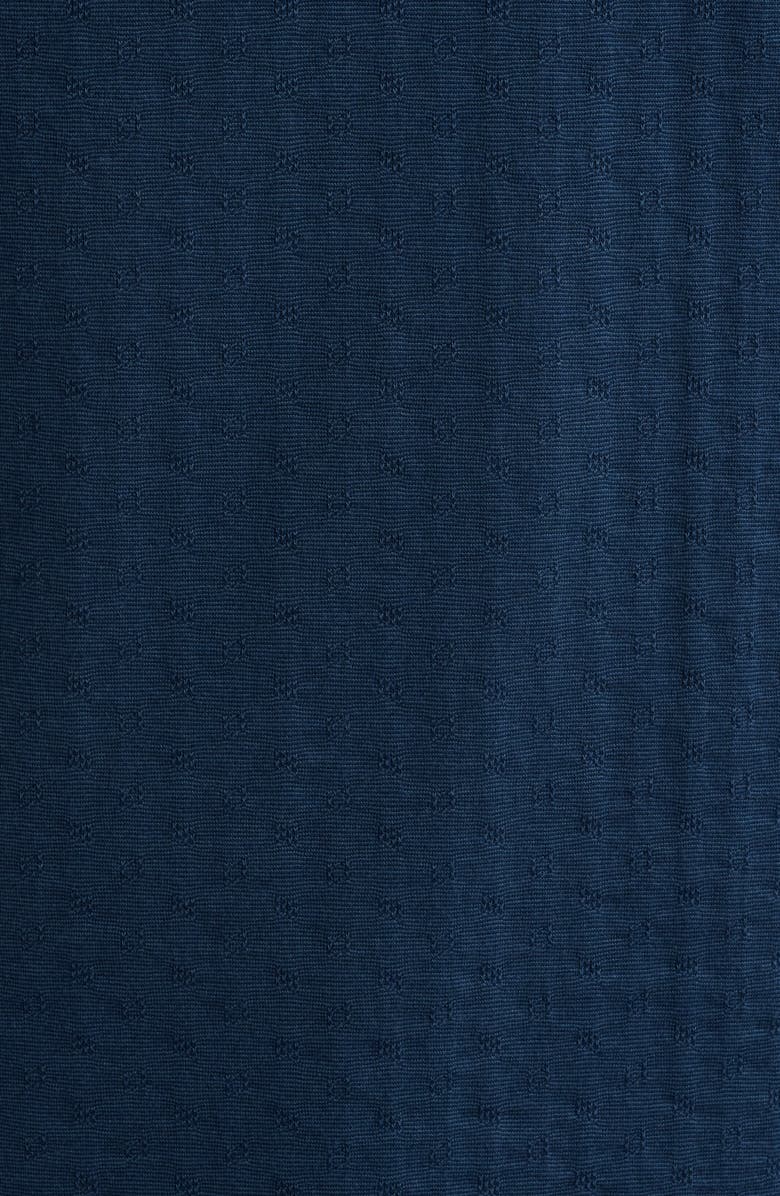 Robert Barakett Mirage Geo Jacquard Polo, Alternate, color, Navy