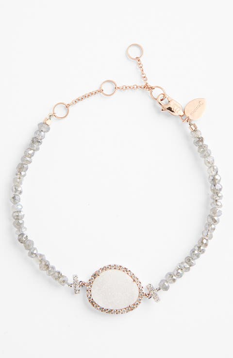MeiraT Diamond Bead Bracelet