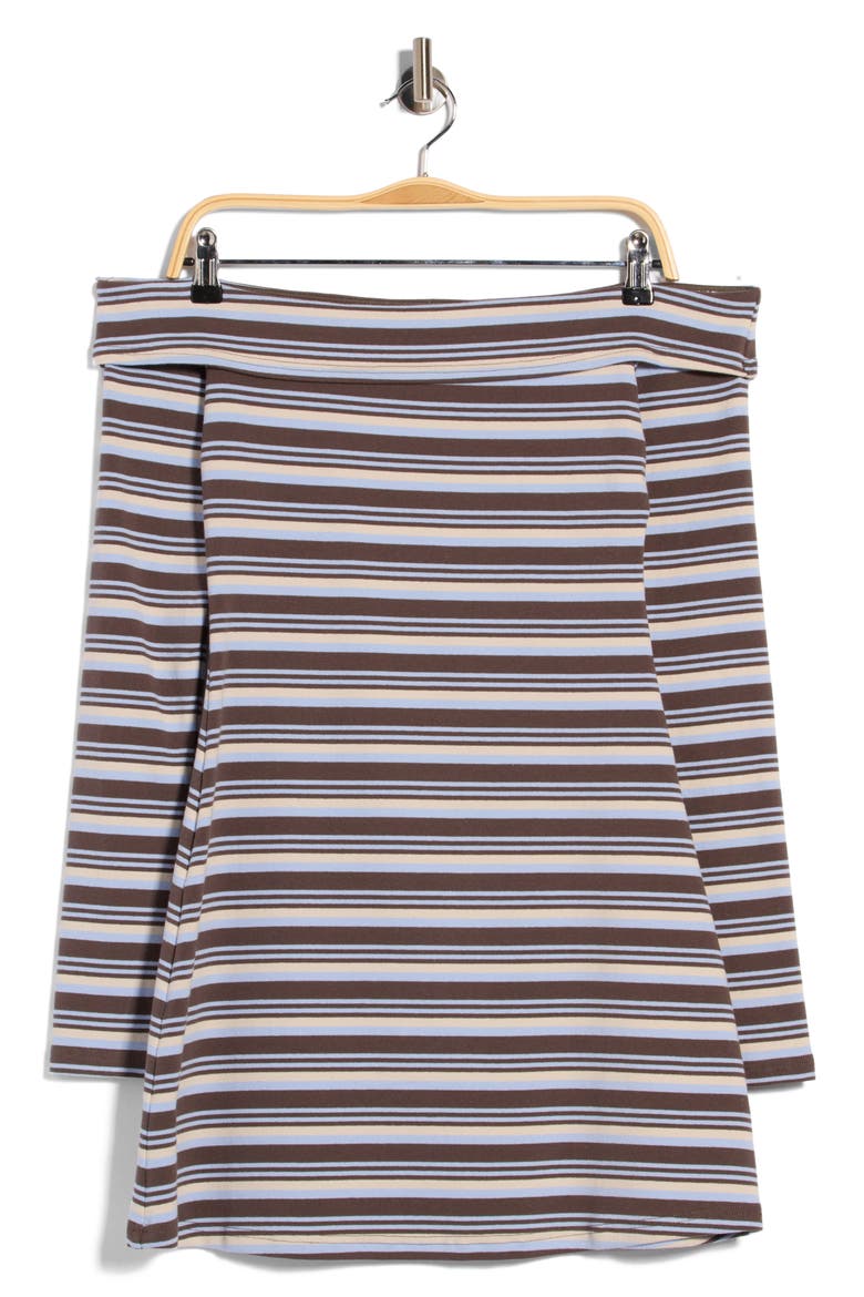 Tosie Off Shoulder Long Sleeve Minidress, Main, color, MULTI