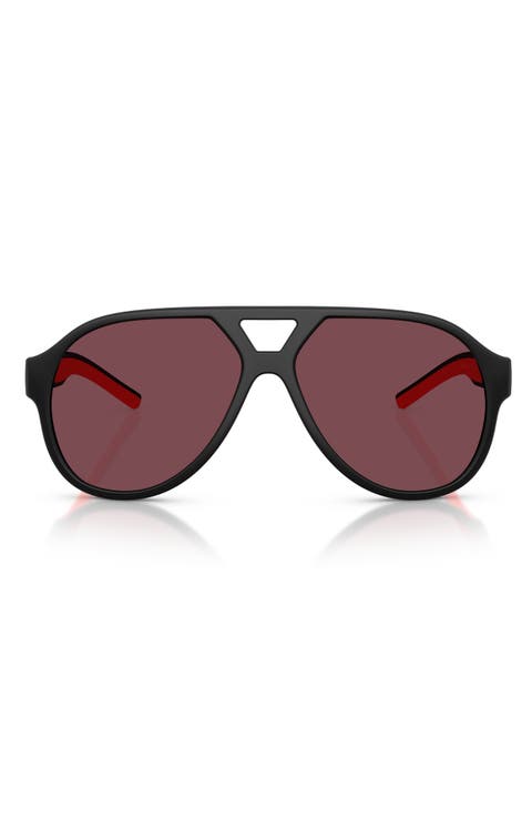 58mm Pilot Sunglasses