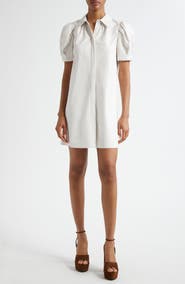 ALICE + OLIVIA Jem Faux Leather Shift Dress