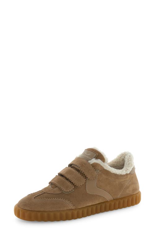 Voile Blanche Ines Faux Shearling Sneaker In Brown