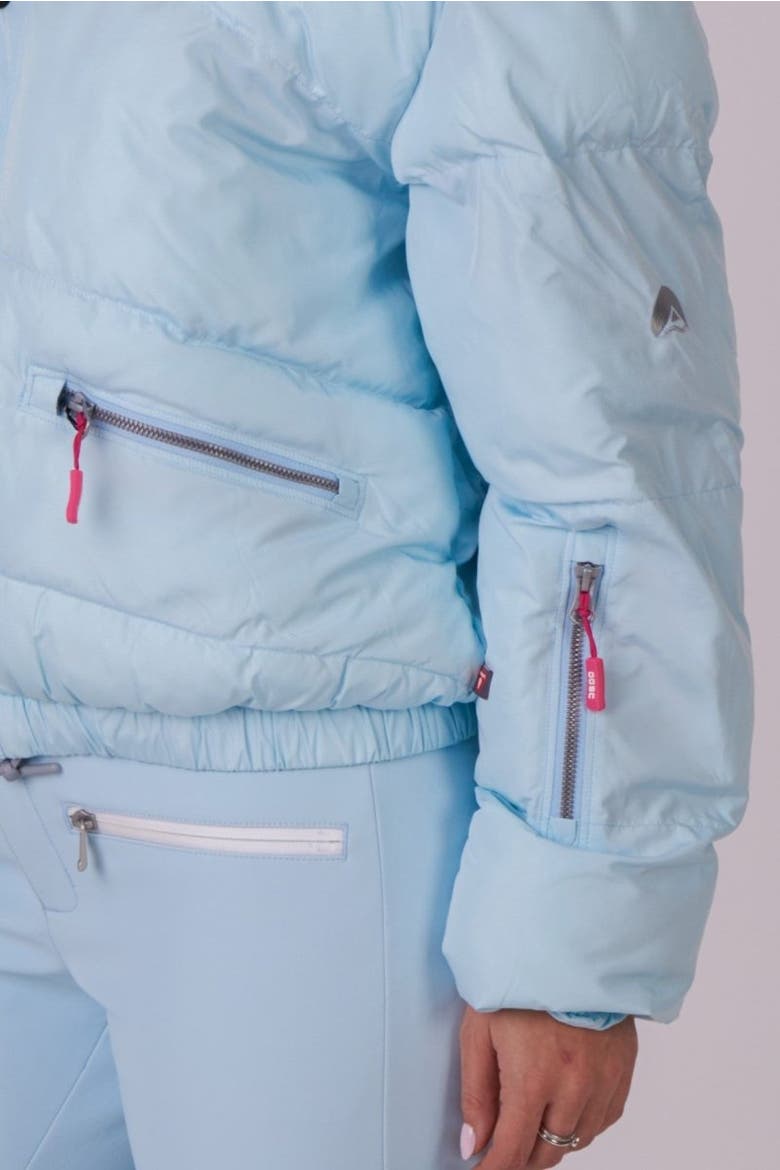 Chic Puffer Jacket, Alternate, color, Ice Blue