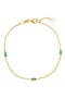 El Mar Diamond & Emerald Station Bracelet