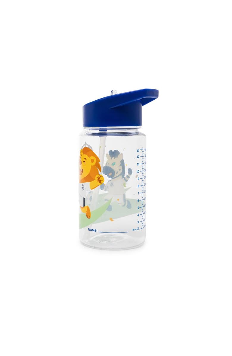 Miniland Real Madrid Kiddie Water Bottle for Little Soccer Fans, Alternate, color, Blue Multi