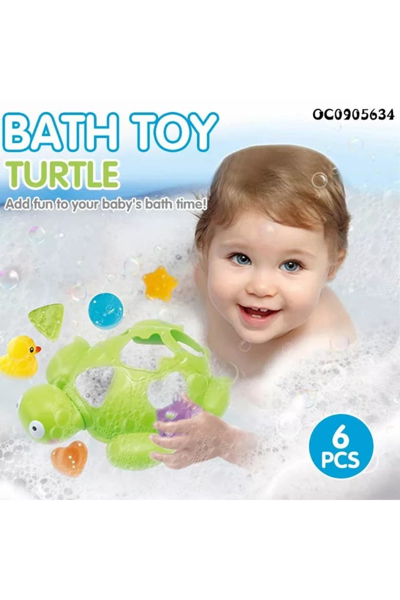 Turtle Colorful Shape Sorter Puzzle Toy Set, Alternate, color, Multicolor