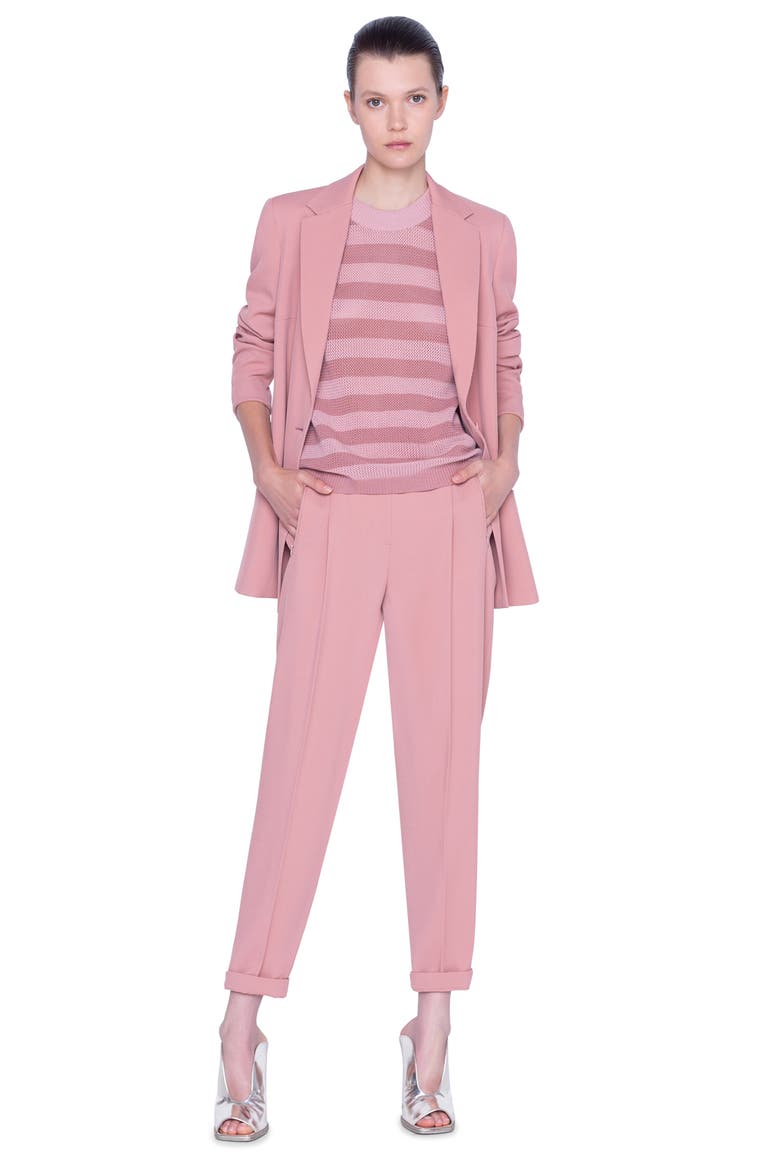Tracksuit Blazer, Alternate, color, DESERT ROSE