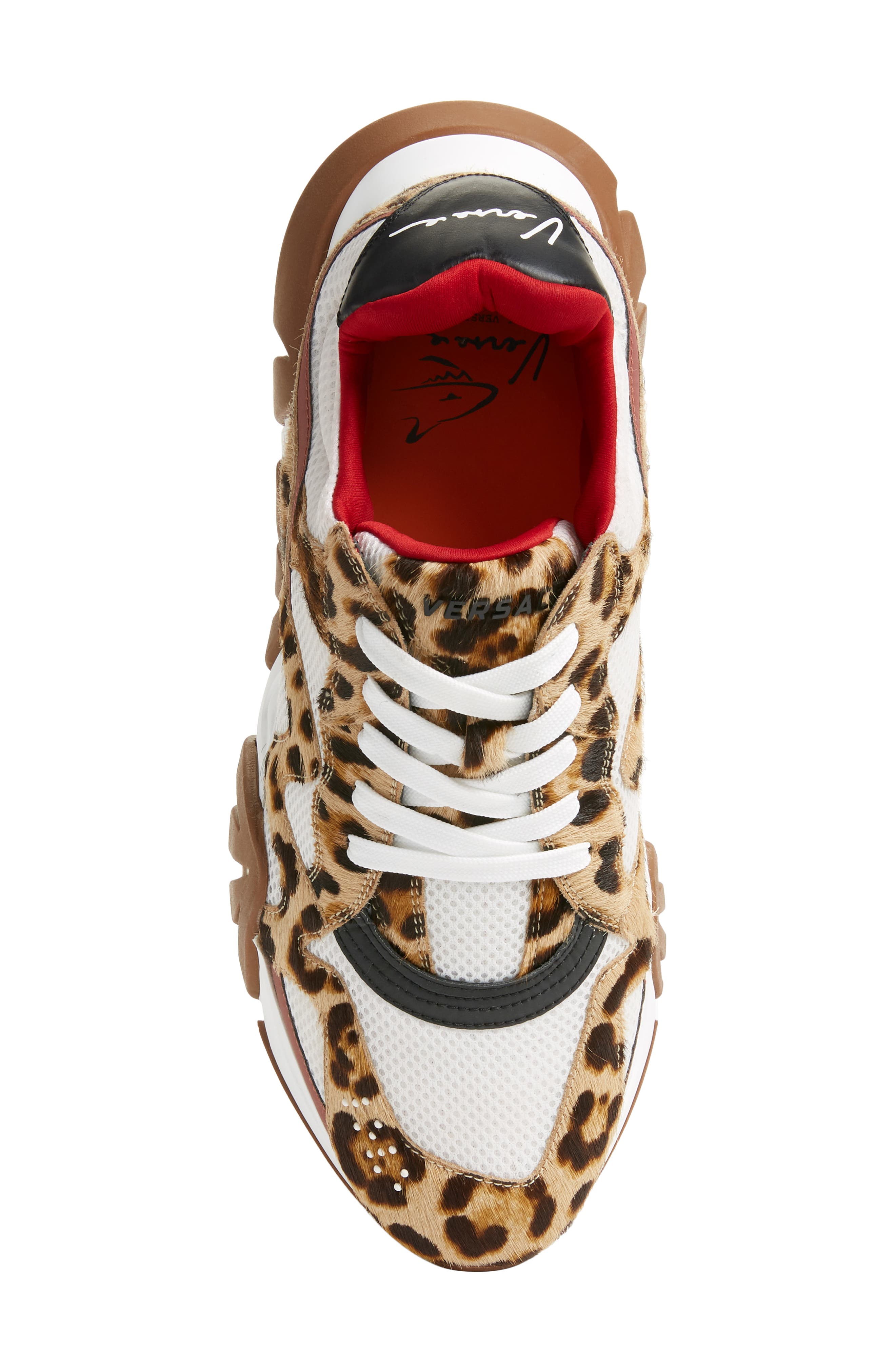Versace Achilles Sneaker, Alternate, color, 