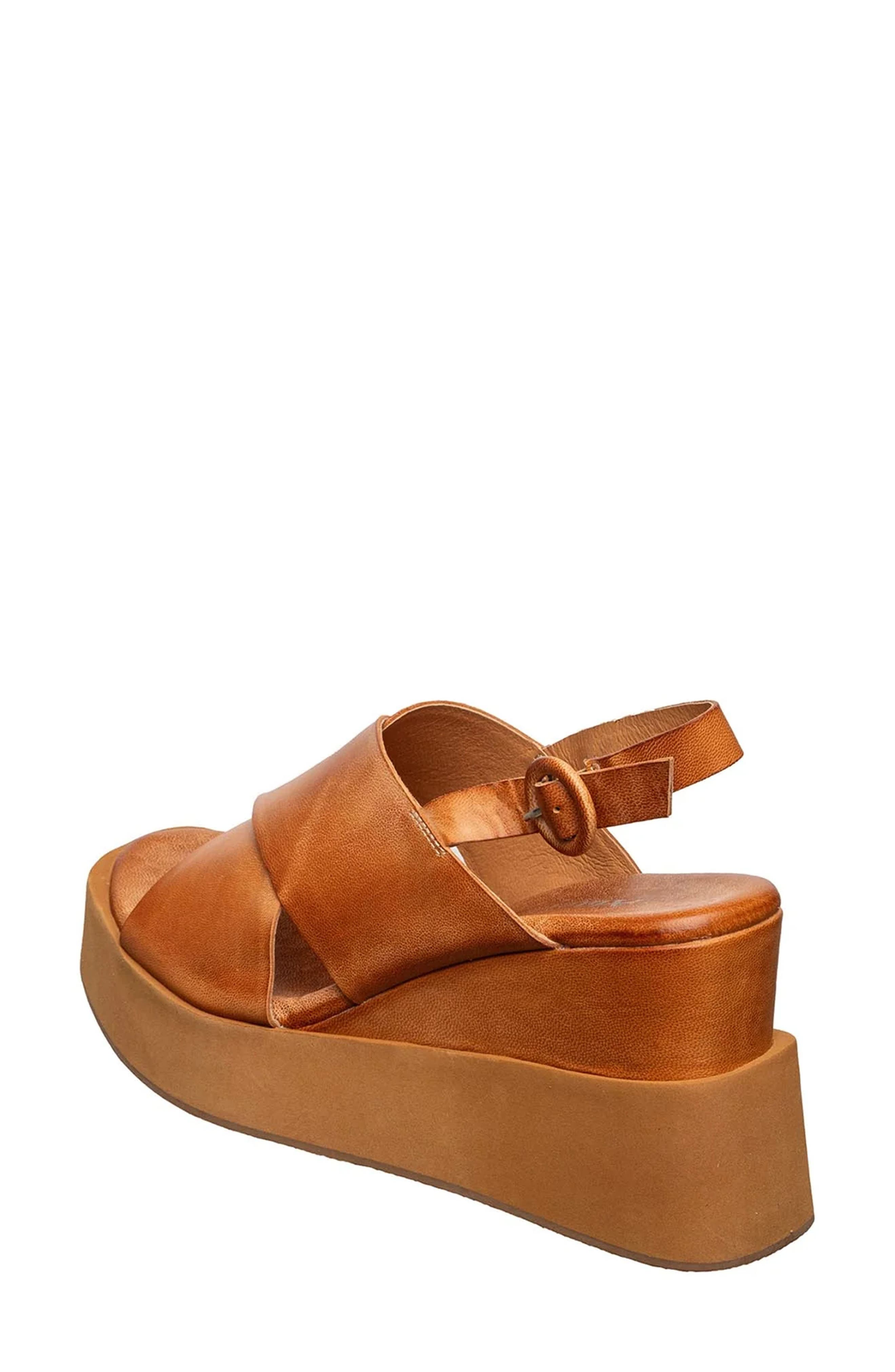 ANTELOPE Josie Platform Slingback Sandal, Alternate, color, Tan
