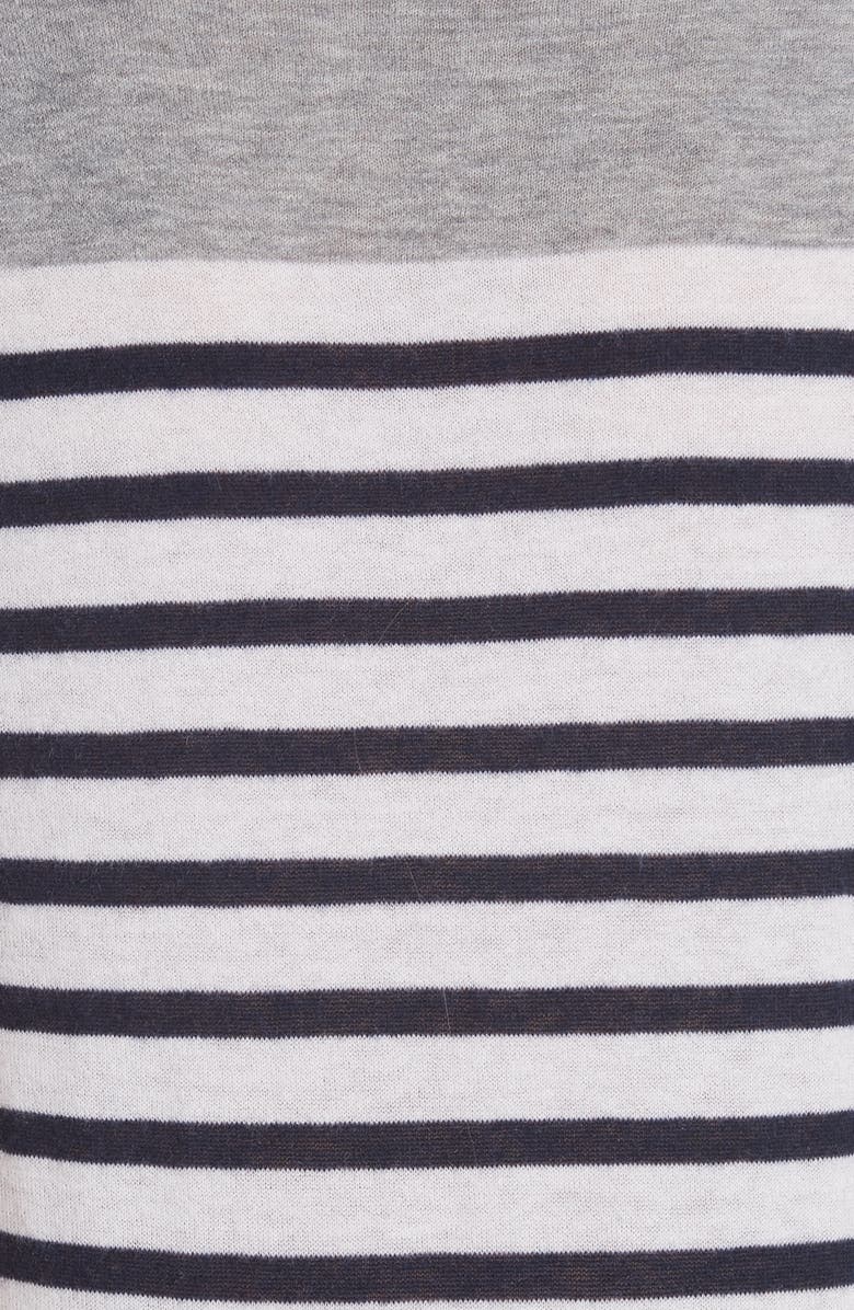 Majestic Filatures Stripe Cashmere Sweater, Alternate, color,