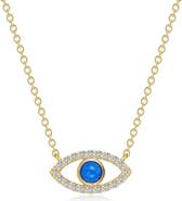 Lafonn Reconstituted Turquoise Evil Eye Necklace