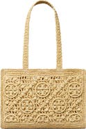 Tory Burch T Monogram Crochet Small Tote