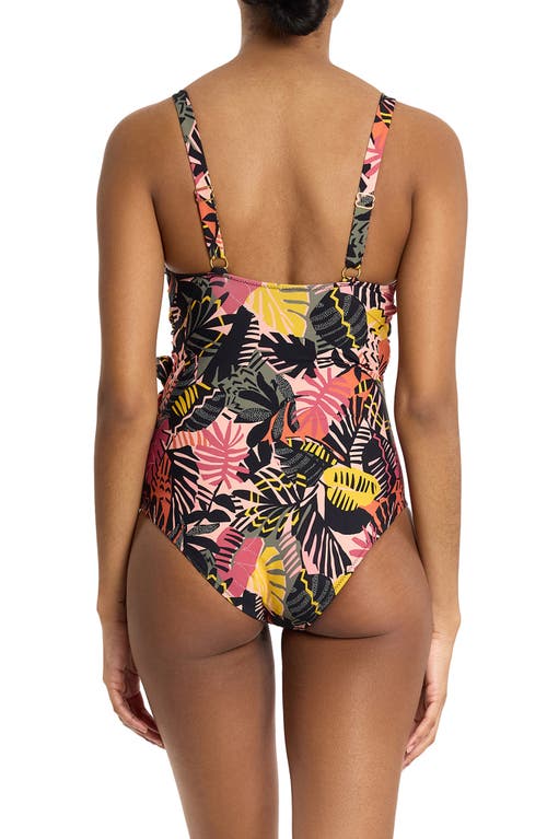Hanky Panky Wrap Front One-piece Swimsuit In Multi