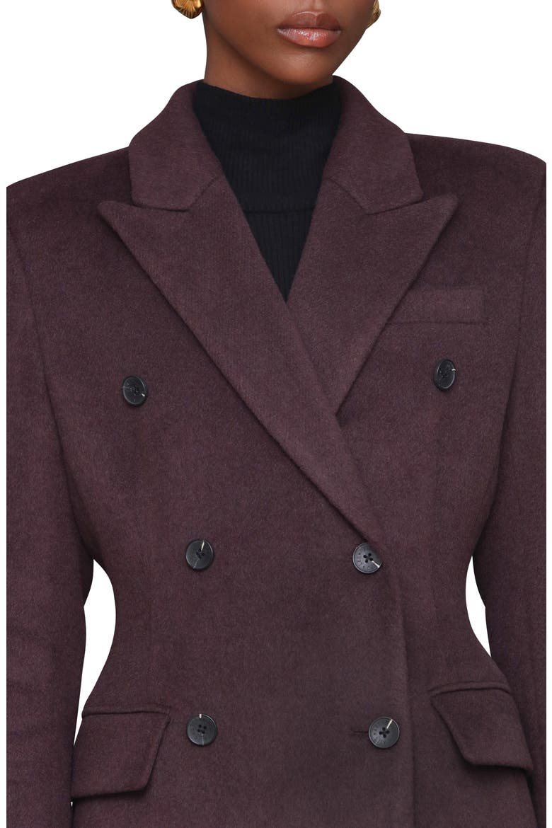 Hourglass Blazer Coat, Alternate, color, DULSE