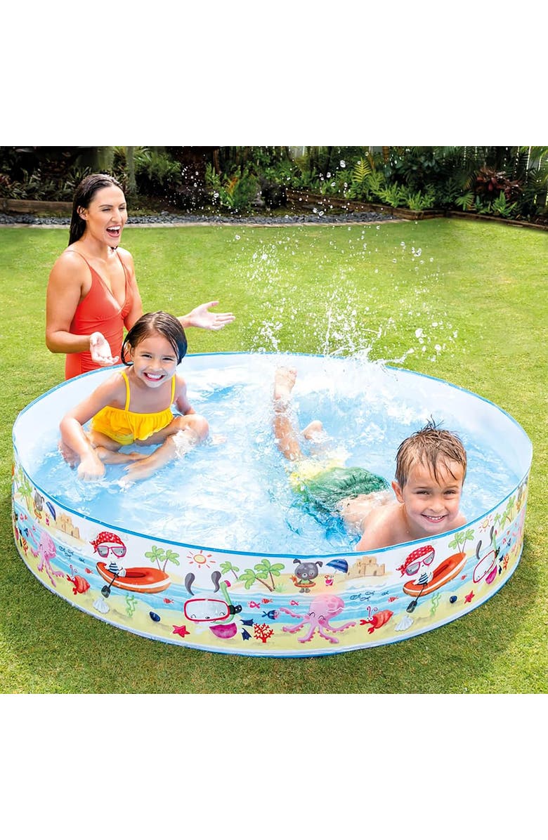 Intex Snapset Pool Fun At The Beach, Alternate, color, Multicolored