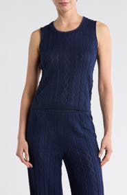 M Missoni Canotta Sleeveless Crop Sweater